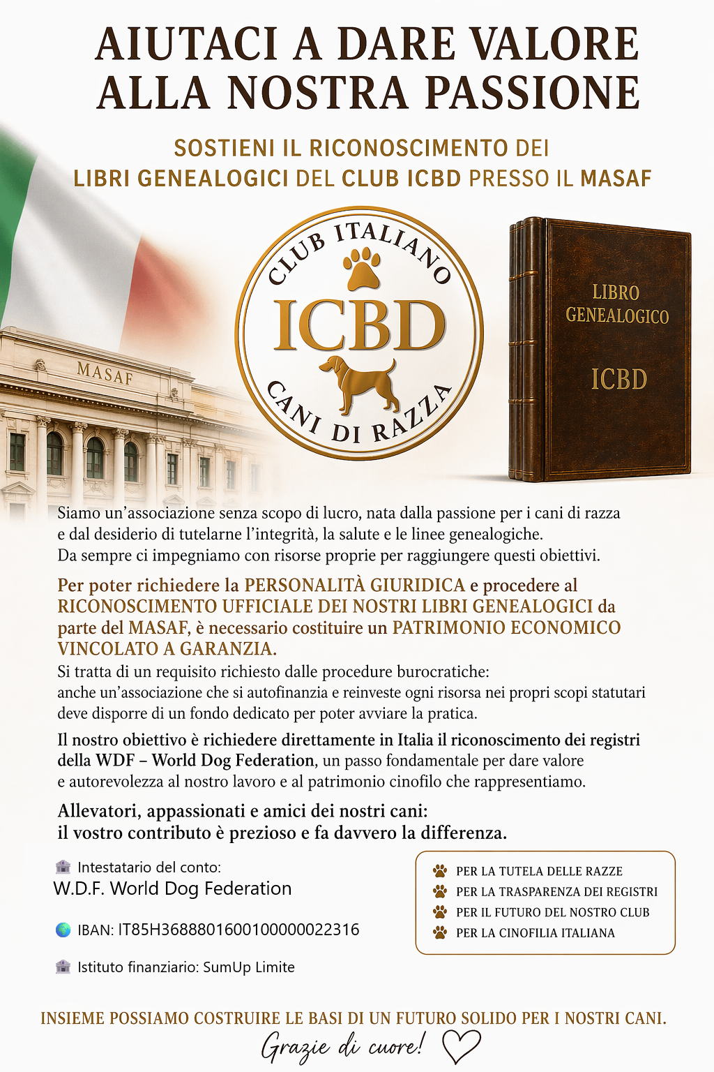 PROGETTO RICONOSCIMENTO LIBRI GENEALOGICI