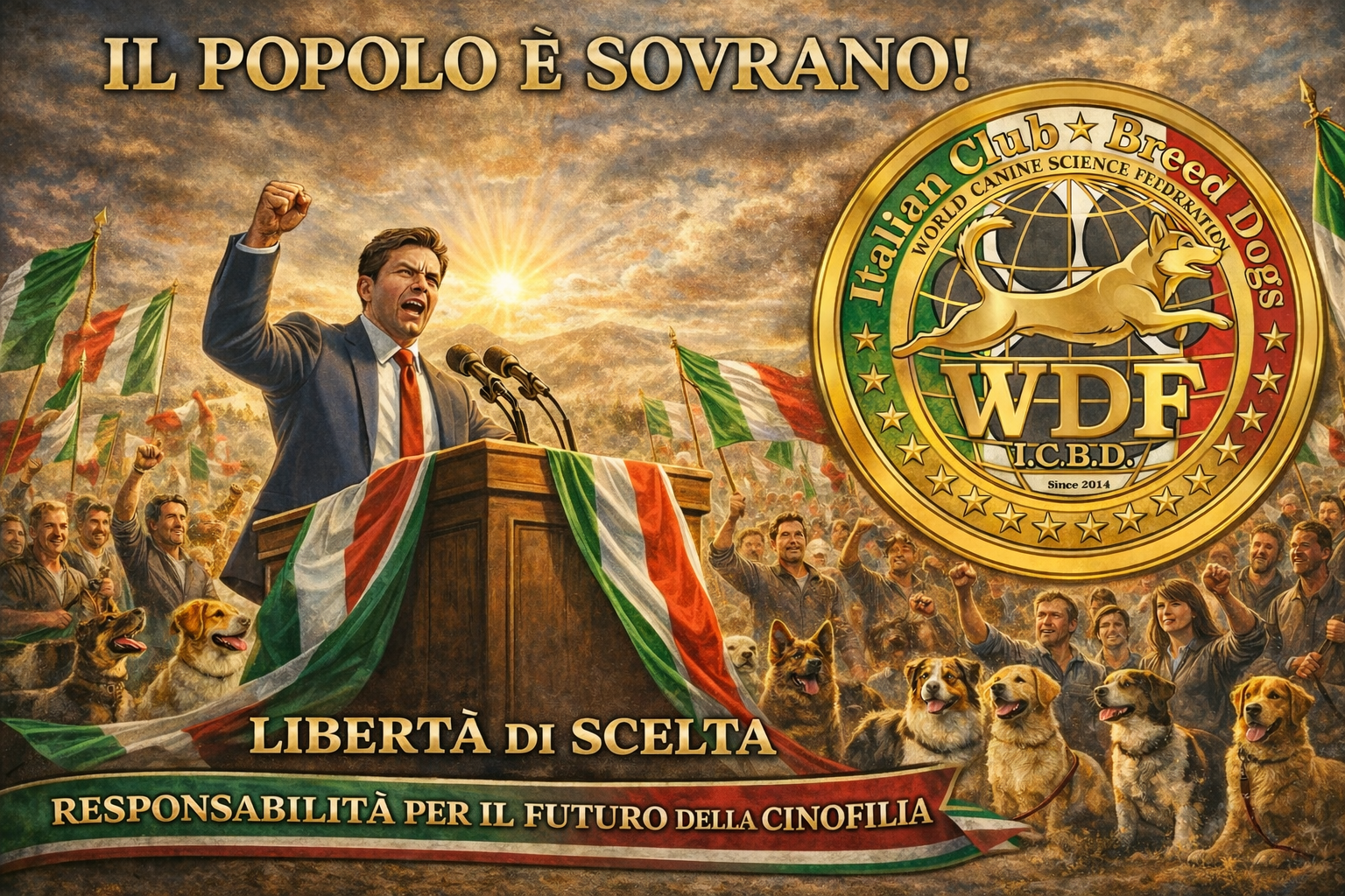 PROCLAMA PER LA LIBERTÀ CINOFILA E LA SOVRANITÀ DEGLI ALLEVATORI